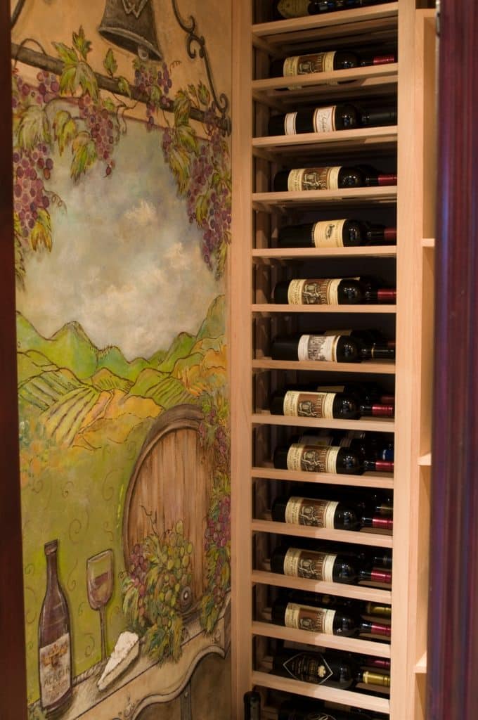 Custom Wine Cellars Chicago Illinois Horizontal Racking White