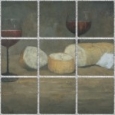 Red Wine Still Life by Stephen Mitchell