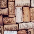 Wine Corks with Location Emblems - Mural