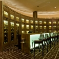 Curved commercial Custom wine cellar Chicago Illinois