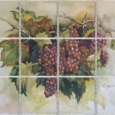 Burgundy Grapes by Erin Dertner