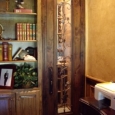 Tuscan Custom Wine Cellar Door Installed & Backlit