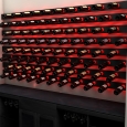Wine Port Clear with Red led lighting