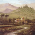 Mural Painting of Home and Vineyard