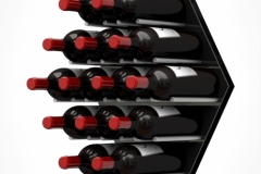 Ultra-Fusion_Diamond_Panel-PEG-Large-Black-modern metal wine racks