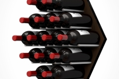 Ultra-Fusion_Diamond_Panel-PEG-Large-Dark_Stain-metal wine racks texas, florida, and chicago