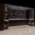 Stunning wine displays can be created using the Wine Wall System