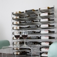 Steel Rods and Acrylic Sides Evolution Series Wine Racks