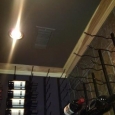 Wine cellar cooling split system CellarPro 4200 Vsi - wine room ceiling air return at back of room