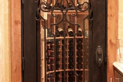 houston-venetian-view-wrought-iron-wine-cellar-door