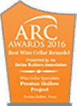 Wine Cellar Specialist was awarded the Best Wine Cellar Remodel by the Dallas Builders Association in 2016