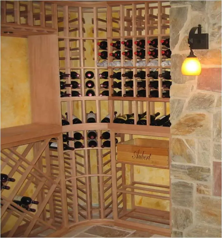 Dallas Texas wooden wine racks