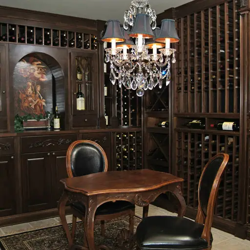 Custom Wine Cellars Seattle Washington Reynolds Table