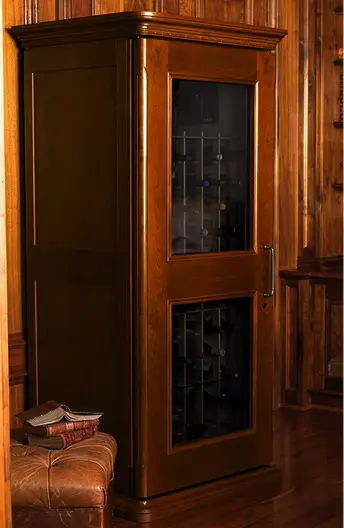 For those who prefer a traditional European-style wine cabinet, this series by Le Cache is gorgeous.