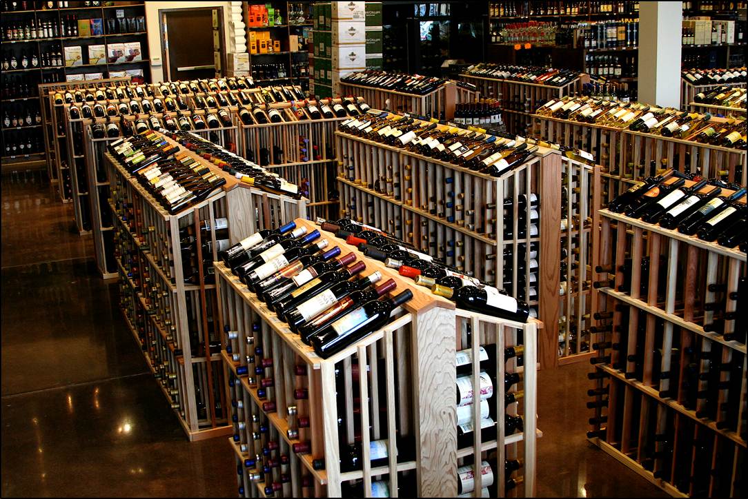Wine Store Wine Displays