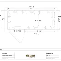 Custom Wine Cellars Closet Conversion Dallas Plan Drawing