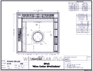 3D Wine Cellar Design - Custom Wine Cellars Baton Rouge Louisiana