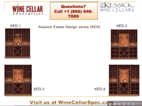 Kessicka Estate Design Modular Wine Racks 1 to 4