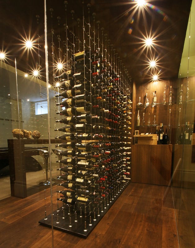 Ten foot divider rack Wine Cellar Specialists for Custom Wine Cellars