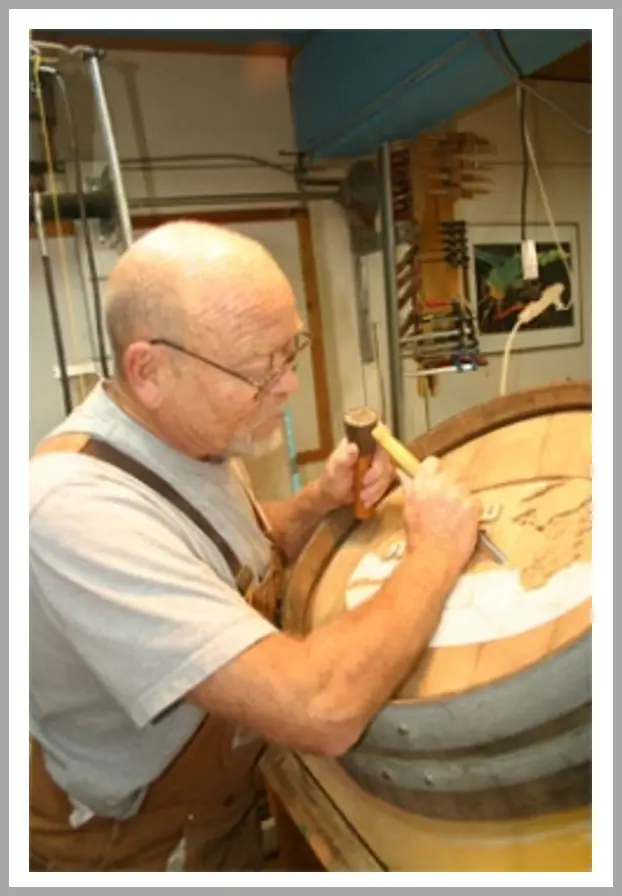 Peter Forbes - A Talented Wine Barrel Carving Artist