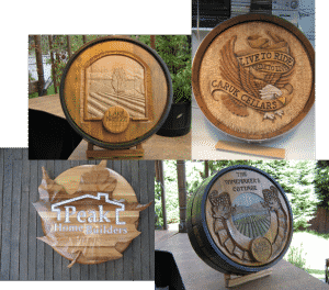 Wine Barrel Carvings
