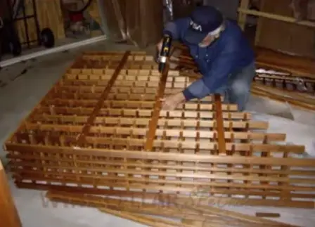 Wine Cellar Construction Dallas - Assemblying the Wine Racks