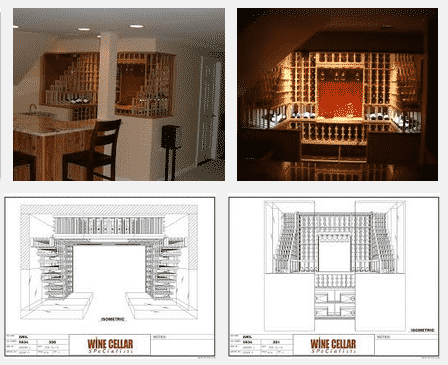 Naperville Custom Wine Cellar Project