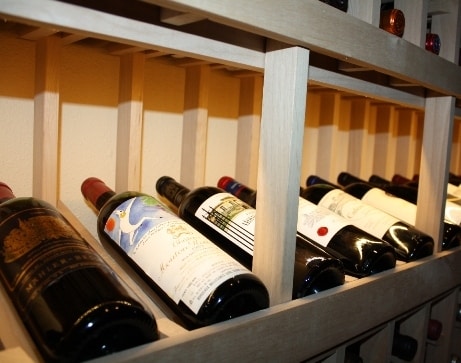 storing vintages in Texas wine cellar