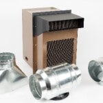 Ducting kit #2: The exhaust side of the 6000i and the 8000i can be ducted with the use of this rear ducting kit.