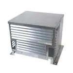 Designed to protect your condensing unit from the elements and shield it from outdoor debris each enclosure is made from heavy gauge galvanized steel and louvered to promote proper air flow.