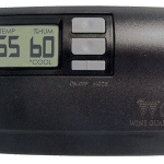 Remote Interface Controller – Wine Guardian combination thermostat/humidistat and monitor controls the Wine Guardian system, and can be placed inside or outside the wine room with the use of a remote sensor.