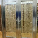 $5,995.00  304 Stainless  Double tempered glass  Design is in between glass for easy cleaning  Door is mounted to frame  Handle, lock & keys included  Mounting bolts Included  Rough Cut: 77.5” X 93.25”  Left door: 36” X 90  Right door: 37 X 90   Available in BOTH Options:  Door swings out  Door swings in  5 year warranty