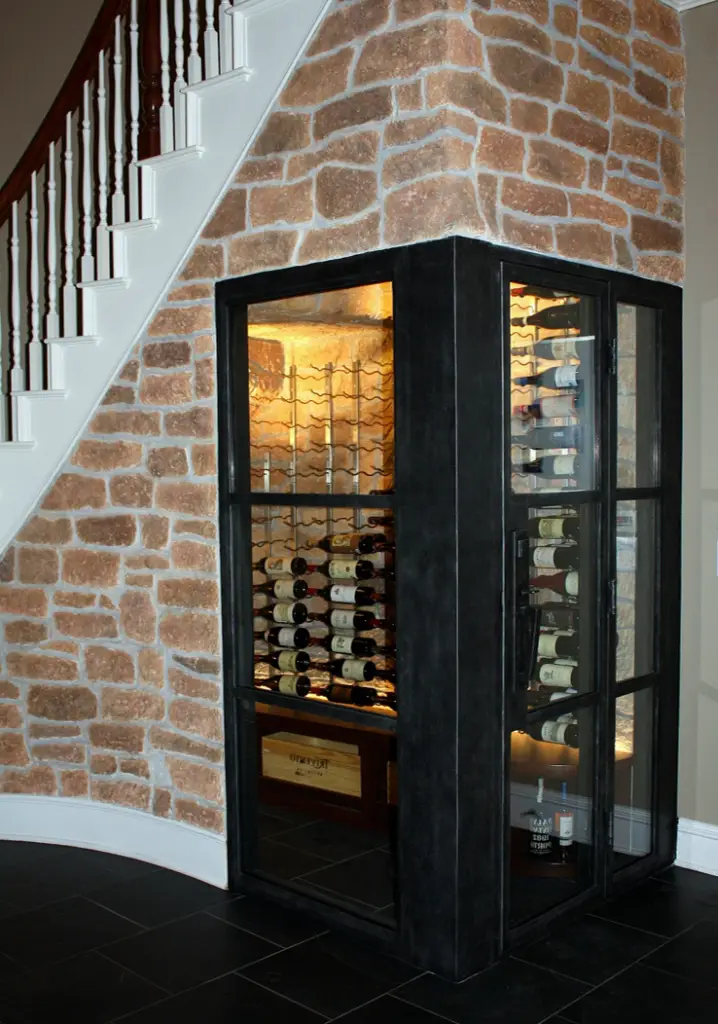 Wine Cellar Design and StoneCoast Finish Coppell Texas Dallas Project