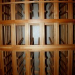 17 Individual wine cellar racks with display row Texas Trophy Country Club
