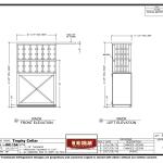 26 Texas Trophy Country Club Residential Custom Wine Cellar Rack Elevations