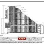 37 Texas Trophy Custom Wine Cellar Isometric Front View