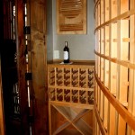 6 Texas Trophy Club Wine Racks Full left end view