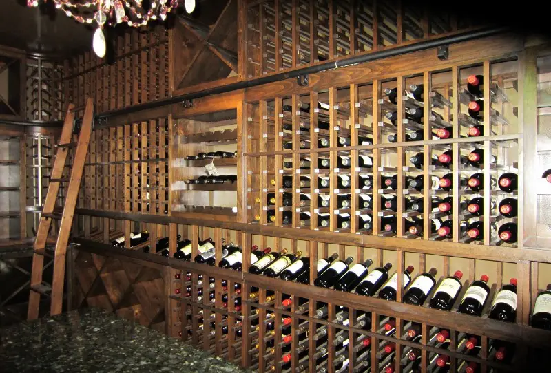 26. Wine Cellar Installation Designed for a Carriage House