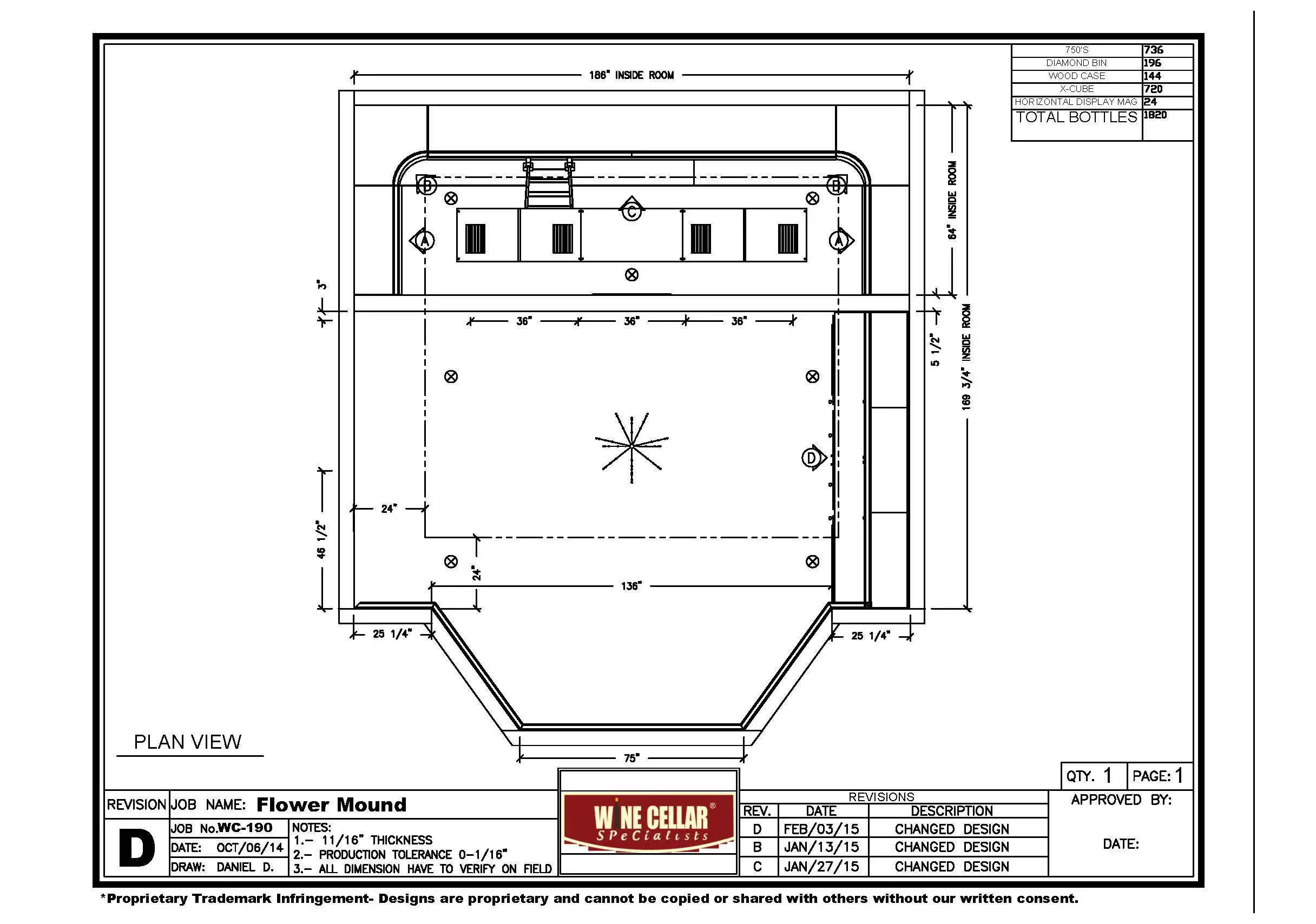 Flower Mound, Texas Design overhead view