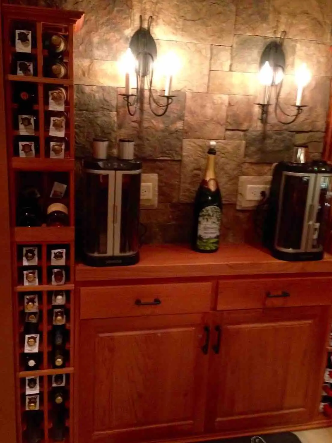 The Corking Station for Basement Wine Cellar