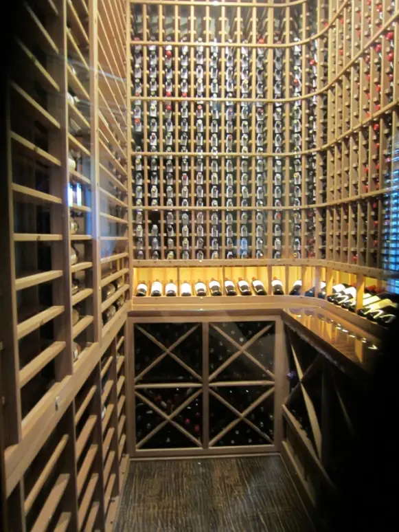 Captivating Custom Wine Cellar Transforms Home Office in Frisco, Texas.