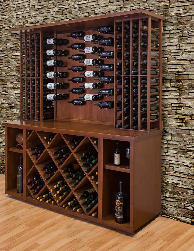 Ultra PEG HZ Series contemporary metal wine racks