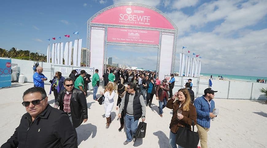 The South Beach Wine and Food Festival or SOBEWFF is an event to look forward to. A few of the world's most renowned talents in the food and wine industry will be serving attendees with sumptuous dishes and select wines!