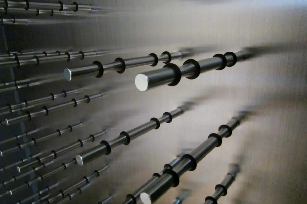 Ultra Peg Wine Rack System Two Deep without Bottles