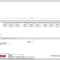 Plan View Drawing Modern Wine Cellar Display Dallas