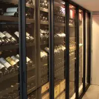 Sliding metal wine  racks