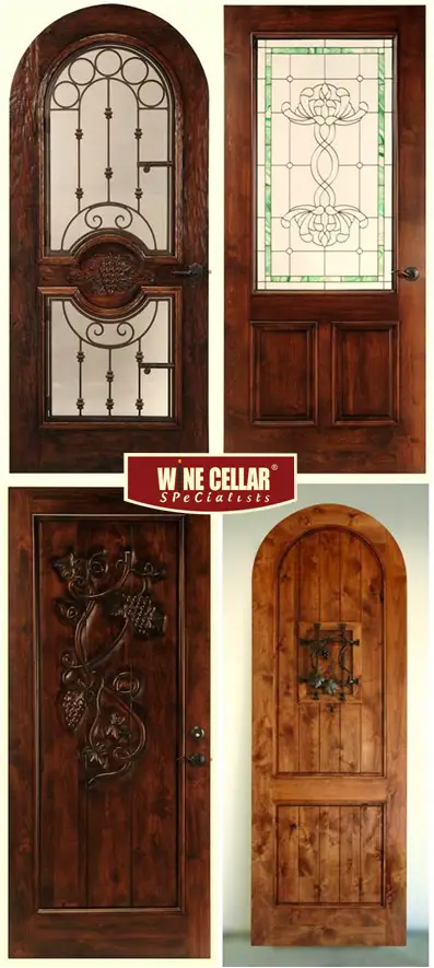 custom wine cellar door designs