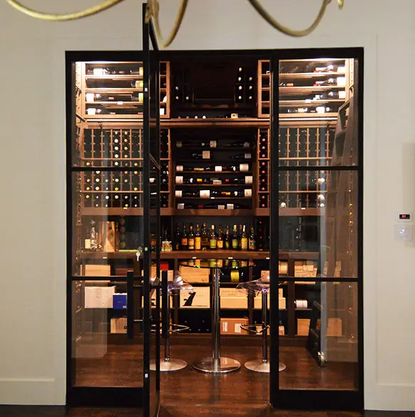 31. Traditional Custom Wine Room in Dallas Home