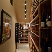 A small storage space was transformed into a beautiful wine cellar for the client’s home in San Antonio.