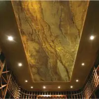 Real Stone Veneer Wine Cellar Ceiling